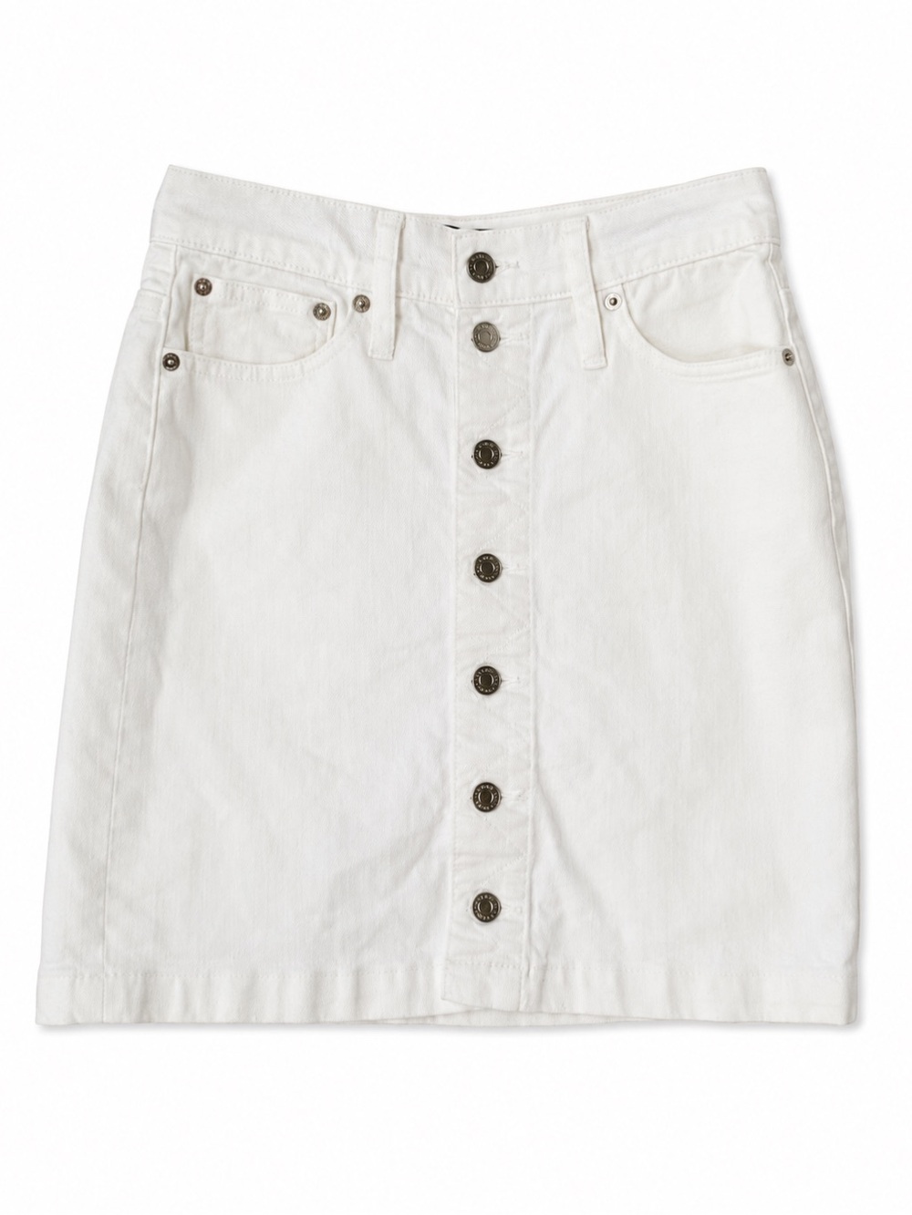 J. Crew/Jeans white jean skirt